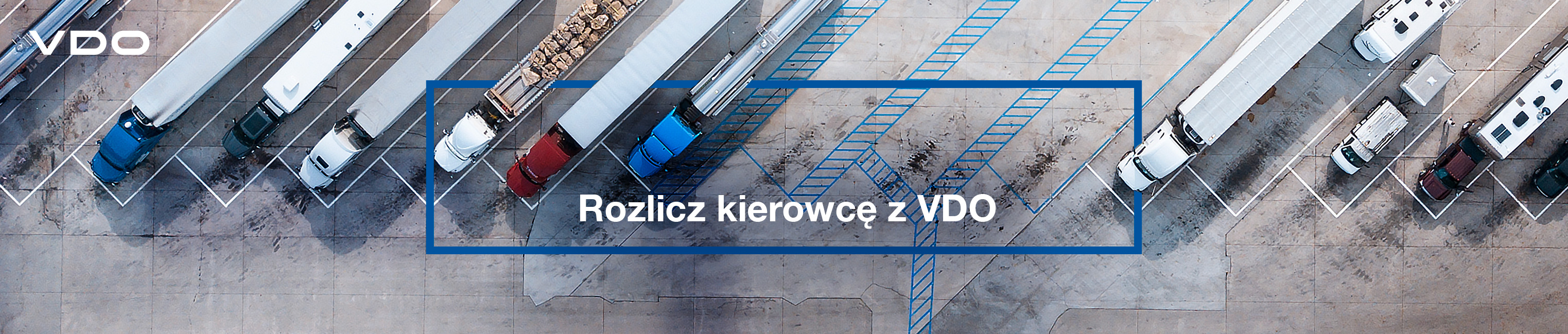 parking z samochodami ciężarowymi 